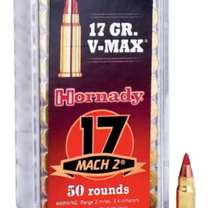 Hornady 83177 Varmint Express 17 HM2 17 gr Hornady V Max 50 Per Box/100 Case