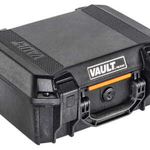 Pelican VCV200 Vault Case Medium Black Polymer Holds 2 Handguns