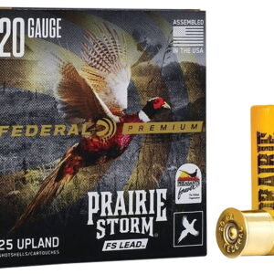 Federal PFX126FS4 Premium Prairie Storm FS 20Gauge 2.75" 1 1/4oz 4Shot 25 Per Box/10 Case
