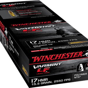 Winchester Ammo S17HMR1LF Varmint LF 17 HMR 15.5 gr Polymer Tip NTX 50 Per Box/20 Case