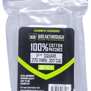 Breakthrough Clean BTCPS13450 Square Patches 270/357 Cal 1.75" 50 Pack