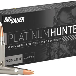 Sig Sauer E7RMPH16020 Platinum Hunter 7mmRem 160gr 20 Per Box/10 Case