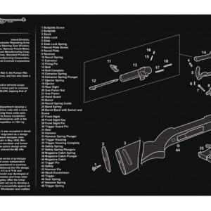 TekMat TEKR36M1CARB M1 Carbine Cleaning Mat M1 Carbine Parts Diagram 12" x 36"