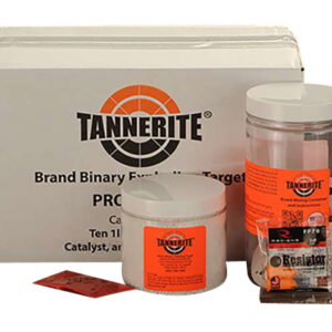 Tannerite 12PK10 1/2 Pound Target Impact Enhancement Explosion White Vapor Centerfire Rifle Firearm 0.50 lb Includes Catalyst/Mixing Container 10 Targets