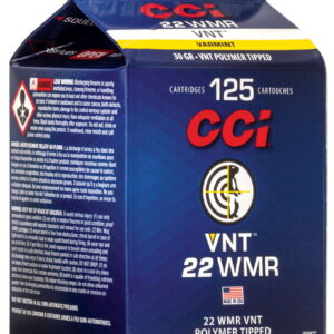 CCI 929CC VNT Rimfire 22WMR 30gr Varmint Tipped 125 Per Box/10 Case