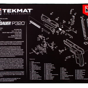 TekMat TEKR20SIGP320 Sig Sauer P320 Ultra 20 Cleaning Mat Sig P320 Parts Diagram 15" x 20"