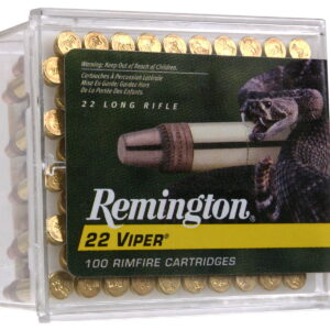 Remington Ammunition 21288 Viper 22 LR 36 gr Truncated Cone Solid 100 Per Box/50 Cs