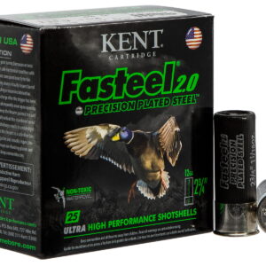 Kent Cartridge K122FS304 Fasteel 2.0 12 Gauge 2.75" 1 1/16 oz 4 Shot 25 Per Box/10 Case