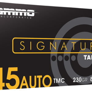 Ammo Inc 45230TMCA50 Signature 45ACP 230gr Total Metal Case 50 Per Box/20 Case