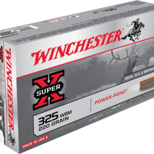 Winchester Ammo X325WSM Power-Point 325 WSM 220 gr Power Point 20 Per Box/10 Case