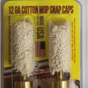 Pro-Shot 12SC Snap Caps 12 Gauge Shotgun #5/16-27 Thread Brass/Cotton Mop 2 Pack