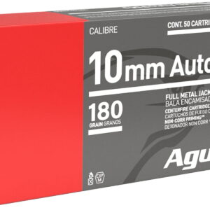 Aguila 1E102110 Target & Range Handgun 10mm Auto 180gr Full Metal Jacket 50 Per Box/20 Case