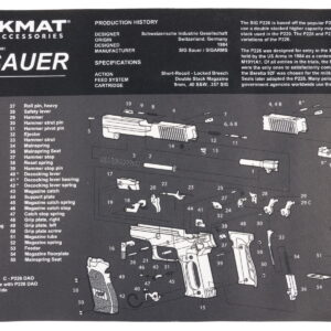 TekMat TEKR17SIGP226 Sig Sauer P226 Cleaning Mat Sig P226 Parts Diagram 11" x 17"