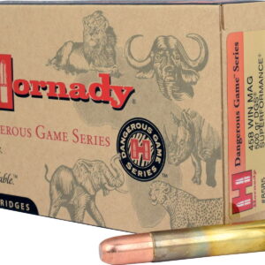 Hornady 8585 Dangerous Game 458 Win Mag 500 gr Dangerous Game Solid 20 Per Box/6 Case