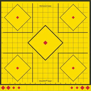 Birchwood Casey LRSIT-5PK Long Range Yellow Self-Adhesive Paper Universal/ 5 Pack