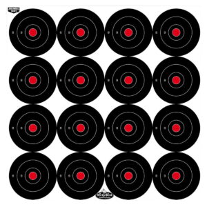 Birchwood Casey 35309 Dirty Bird 3" Bullseye Tagboard Hanging Black/White 12 PK