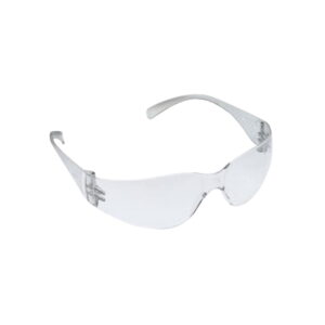Peltor 1122800000100 Virtua Adult Clear Lens Polycarbonate Clear Frame 100 Per Case