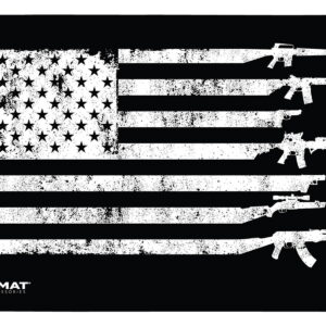 TekMat TEK42GFUSA USA Gun Flag Door Mat 25" x 42"