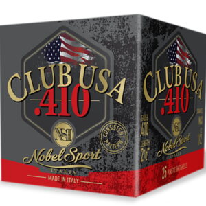 Nobel/eurosports Llc ANS4126 Club USA 410Gauge 2.50" 1/2oz 6Shot 25 Per Box/10 Case