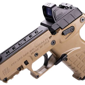 Kel-Tec P17BTANOPTIC P17 22 LR 16+1 3.80" With Optic & Holster Tan