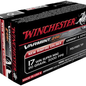 Winchester Ammo S17W20 Varmint HV 17 WSM 20 gr Polymer Tip 50 Per Box/10 Case