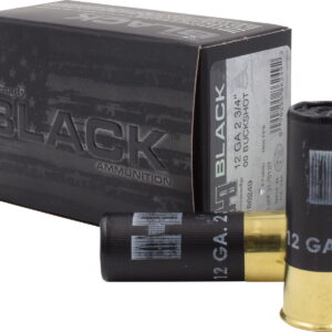 Hornady 86249 Black 12 Gauge 2.75" 00 Buck Shot 10 Per Box/10 Case