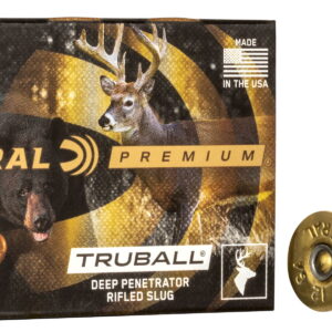 Federal PB127DPRS Premium Vital-Shok TruBall Deep Penetrator 12Gauge 2.75" 1oz RifledSlug Shot 5 Per Box/50 Case