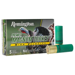 Remington Ammunition 28039 Premier Magnum Turkey High Velocity 12 Gauge 3.50" 2 oz 4 Shot 5 Per Box/20 Cs