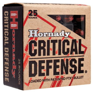 Hornady 90080 Critical Defense 380 ACP 90 gr Hornady Flex Tip eXpanding 25 Per Box/10 Case