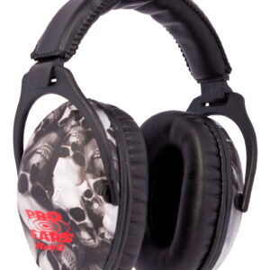Pro Ears PE26UY006 ReVO Passive Muff 26 dB Over the Head Black With Skull Pattern Youth 1 Pair