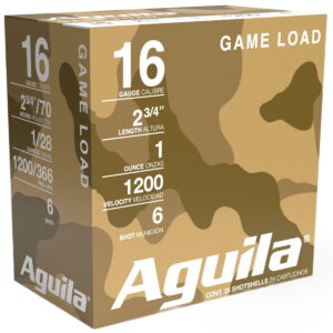 Aguila 1CHB1616 Birdshot Standard Velocity 16Gauge 2.75" 1oz 6Shot 25 Per Box/10 Case
