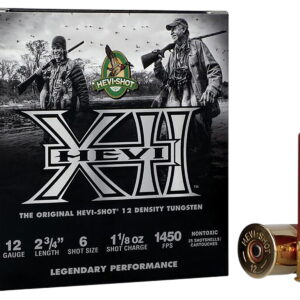 HEVI-Shot HS51316 HEVI-XII 12 Gauge 2.75" 1 1/8 oz Tungsten 6 Shot 25 Per Box/10 Case