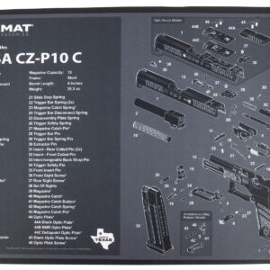 TekMat TEKR17CZP10C CZ P-10C Cleaning Mat CZ P-10C Parts Diagram 11" x 17"