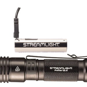 Streamlight 88082 ProTac 2L-X USB Flashlight Black Anodized 40/500 Lumens White LED