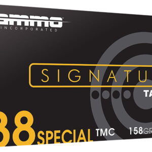 Ammo Inc 38158TMCA50 Signature 38Special 158gr Total Metal Case 50 Per Box/20 Case