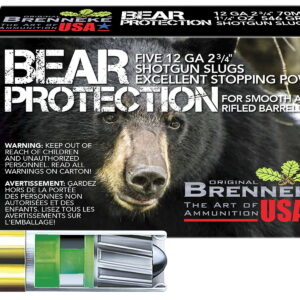 Brenneke SL122BP Bear Protection 12Gauge 2.75" 1 1/4oz Slug Shot 5 Per Box/50 Case
