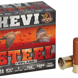 HEVI-Shot HS61266 Upland 12 Gauge 2.75" 1 oz 6 Shot 25 Per Box/10 Case