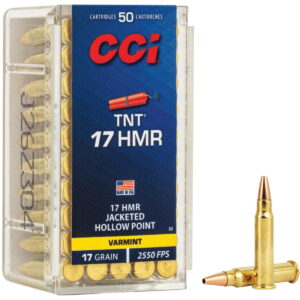 CCI 0053 TNT 17HMR 17gr Jacketeded Hollow Point 50 Per Box/40 Case
