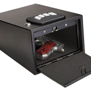 SnapSafe 75433 SnapSafe Keypad Vault Keypad/Key Entry Black Holds 1 Handgun Steel