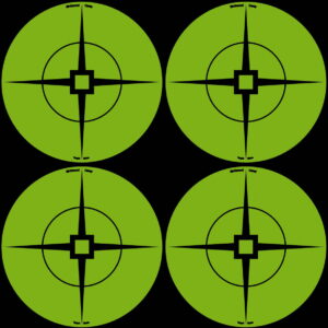 Birchwood Casey 33933 Target Spots Self-Adhesive Paper Black/Green 3" Crosshair Includes Pasters 40 Per Pkg
