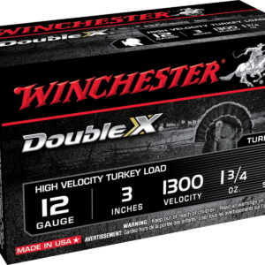 Winchester Ammo STH1234 Double X High Velocity Turkey 12 Gauge 3" 1 3/4 oz 4 Shot 10 Per Box/10 Case