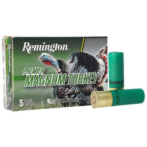 Remington Ammunition 26833 Premier Magnum Turkey 12 Gauge 3.50" 2 1/4 oz 4 Shot 5 Per Box/20 Cs