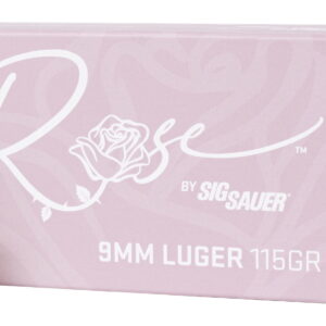 Sig Sauer E9MMB1ROSE50 Rose 9mm Luger 115 gr Full Metal Jacket 50 Per Box/20 Case