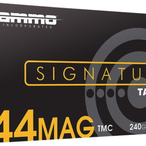 Ammo Inc 44240TMCA50 Signature 44Rem Mag 240gr Total Metal Case 50 Per Box/20 Case