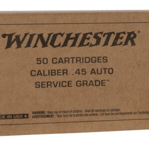 Winchester Ammo SG45W USA Service Grade 45 ACP 230 gr Full Metal Jacket 50 Per Box/10 Case
