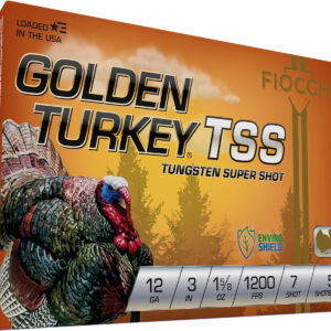 Fiocchi 123TSS7 Golden Turkey TSS 12Gauge 3" 1 5/8oz 7Shot 5 Per Box/10 Case