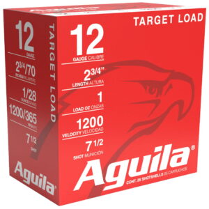 Aguila 1CHB1304 Target Load Competition 12Gauge 2.75" 1oz 7.5Shot 25 Per Box/10 Case