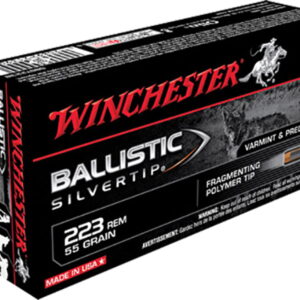 Winchester Ammo SBST223B Ballistic Silvertip 223 Rem 55 gr Fragmenting Polymer Tip 20 Per Box/10 Case