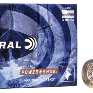 Federal F127000 Power-Shok Magnum 12Gauge 2.75" 8Pellets 000BuckShot 5 Per Box/50 Case
