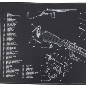 TekMat TEKR44M14 M14 (M1A) Cleaning Mat M14 (M1A) Parts Diagram 15" x 44"